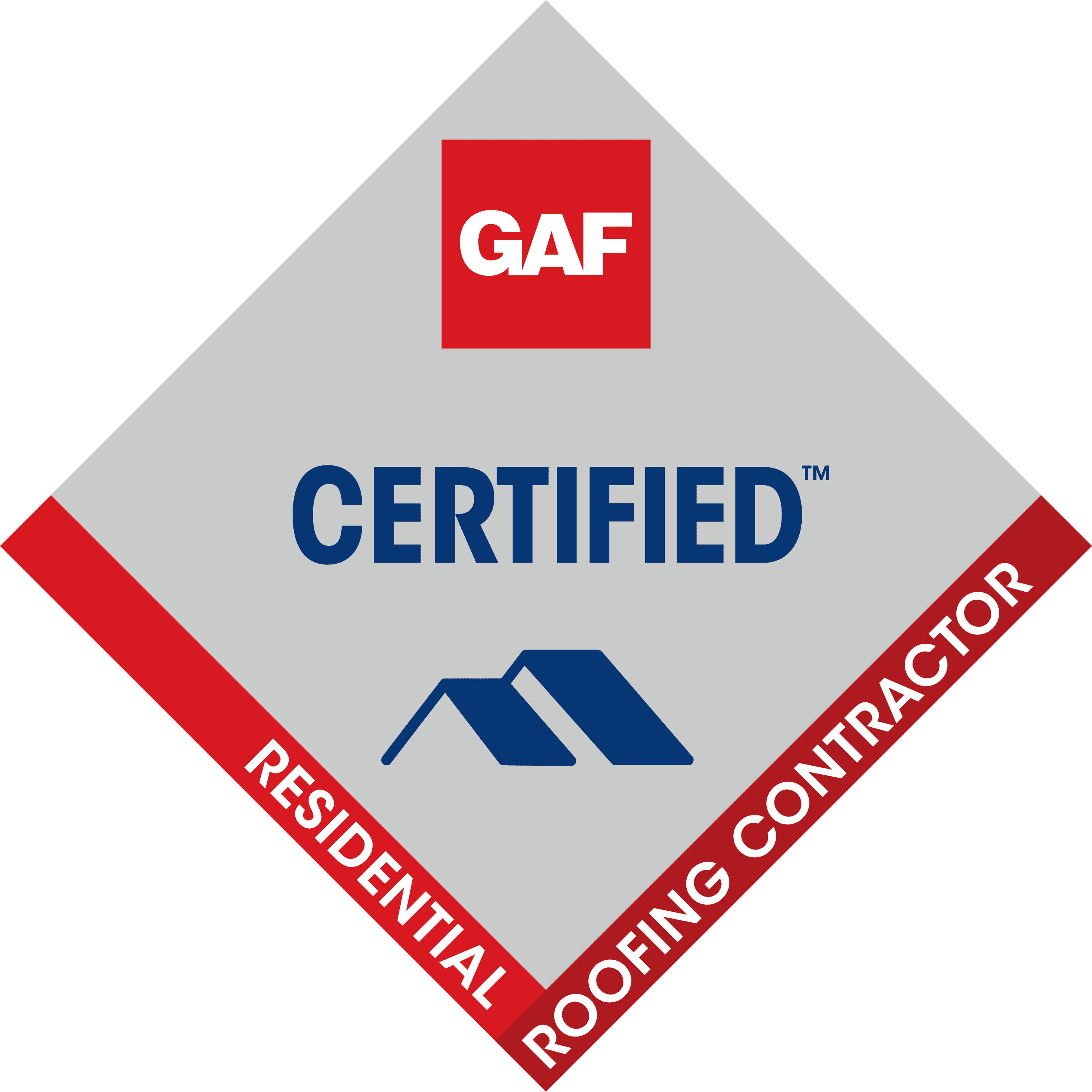 GAF Certified™ Roofing Contractor badge
